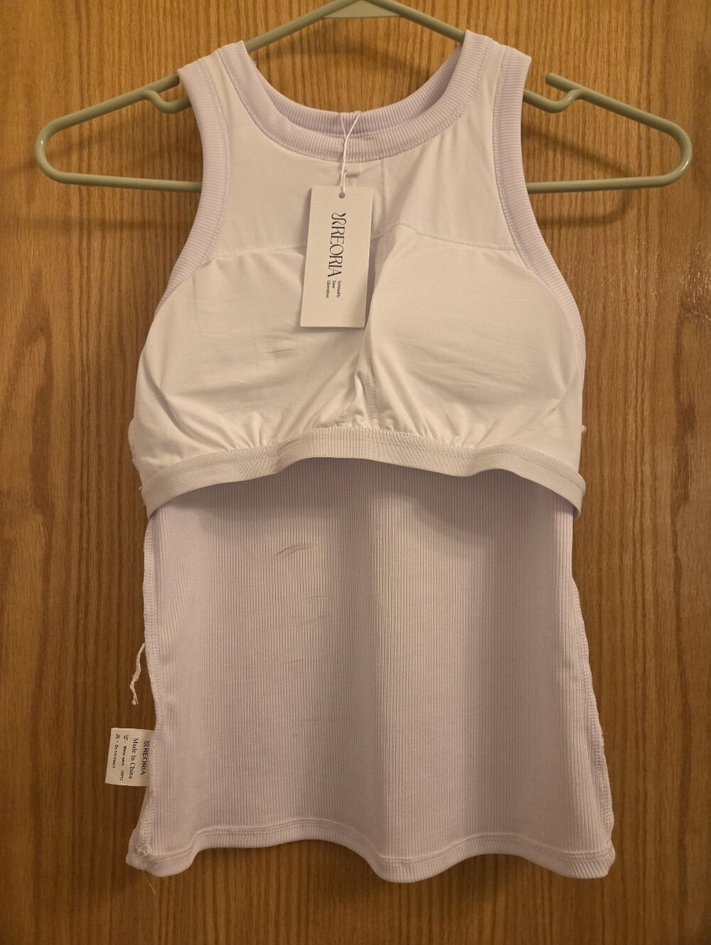 White Ribbed Tank - Picture 4 of 8